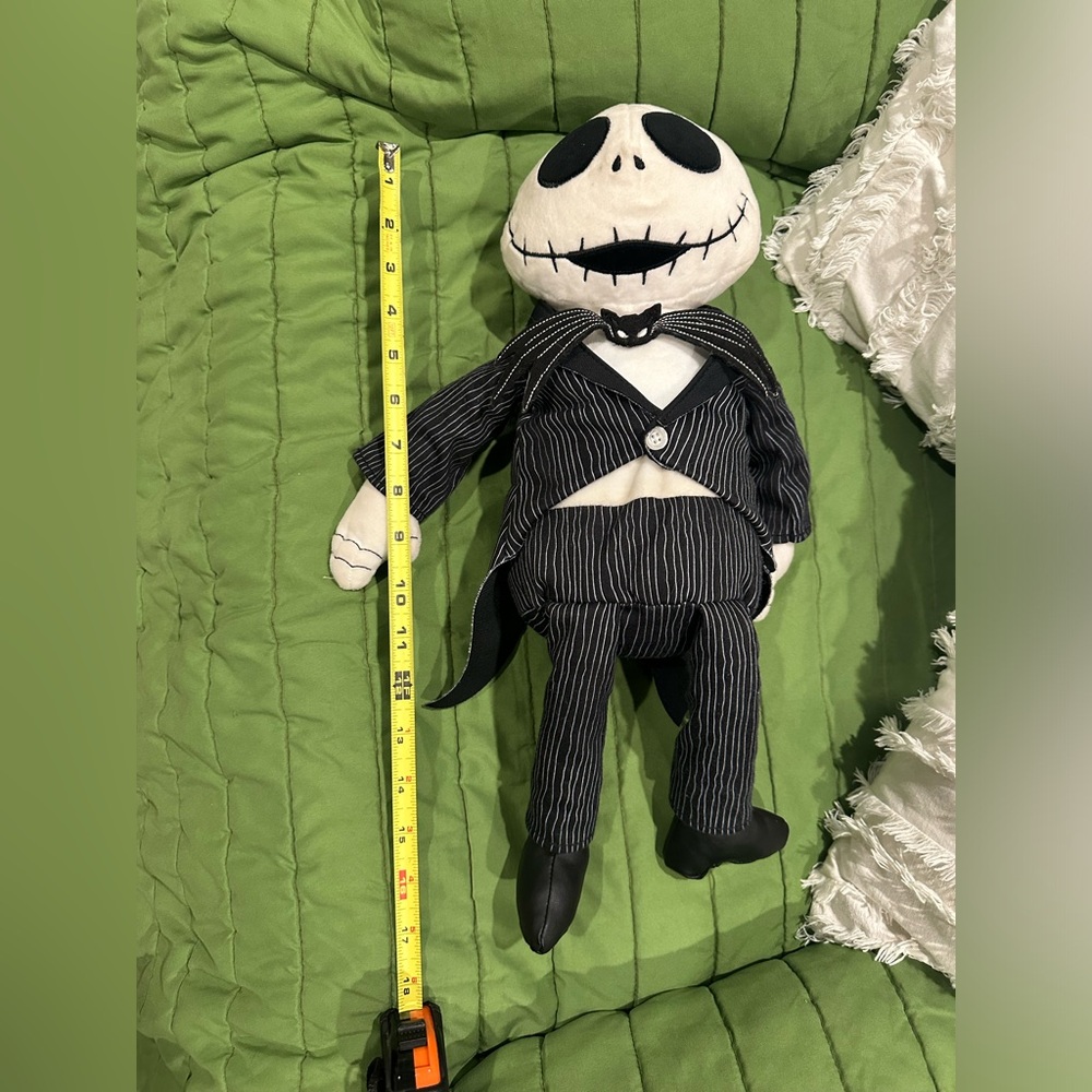 Disney Black and White Jack Skellington Scentsy Buddy Plush.